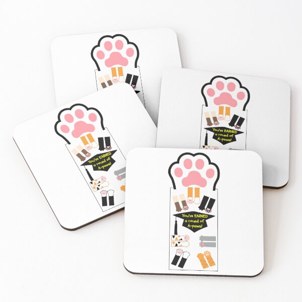Item preview, Graduation You've Earned A Round of A-paws! designed and sold by MYCatStuff.