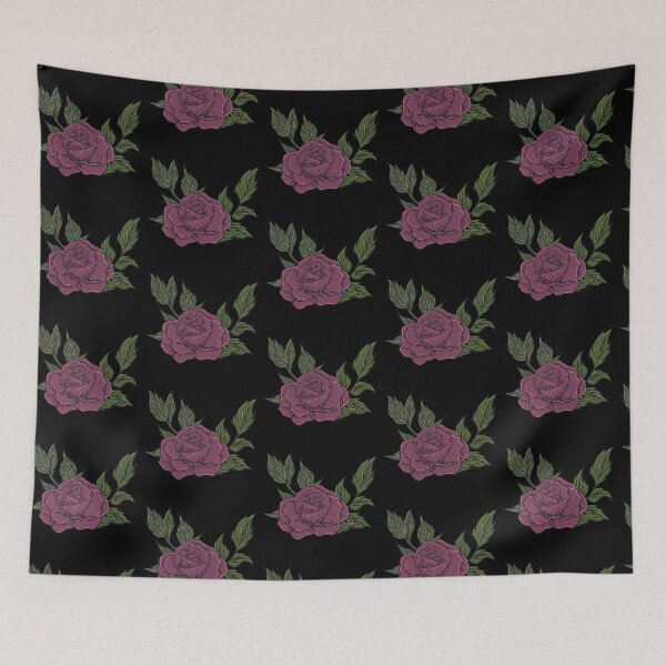 Item preview, Vintage crimson rose designed and sold by pinkyfish1010.