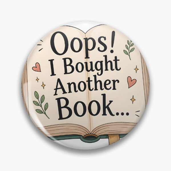 Item preview, Oops! I Bought Another Book designed and sold by The Painted Topaz.