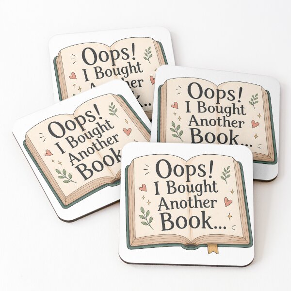 Item preview, Oops! I Bought Another Book designed and sold by The Painted Topaz.