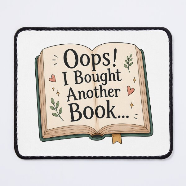 Item preview, Oops! I Bought Another Book designed and sold by The Painted Topaz.