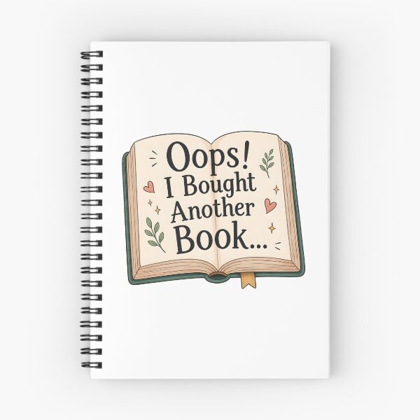Item preview, Oops! I Bought Another Book designed and sold by The Painted Topaz.