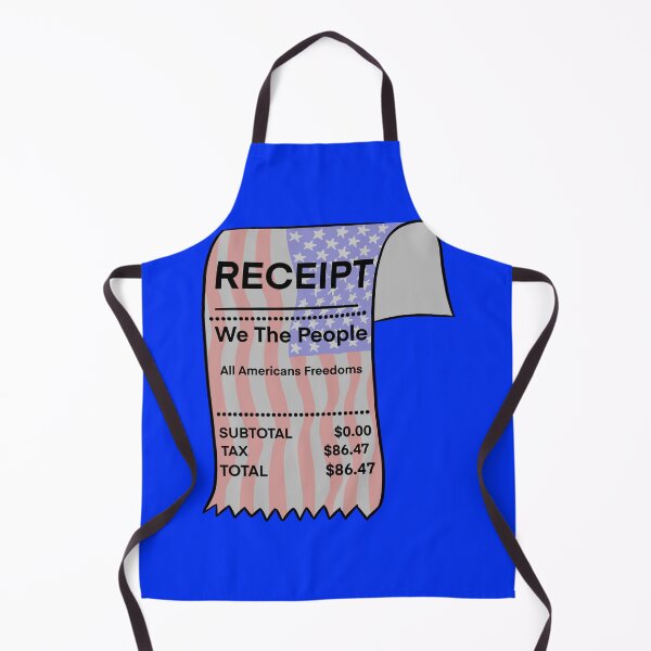 Item preview, Americans Receipt $86.47 designed and sold by Kate Miller Illustrator.