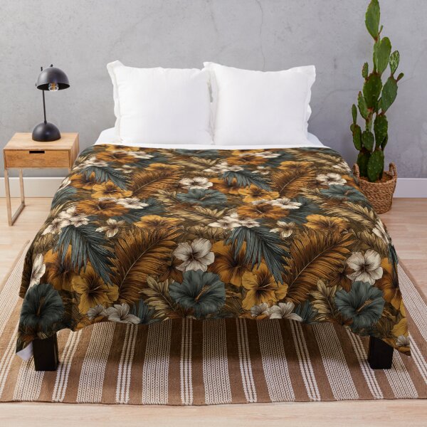 Item preview, Classic Tropical Flower Print - Flower Garden Pattern - Gifts For Couples designed and sold by RoyalStarsPatts.