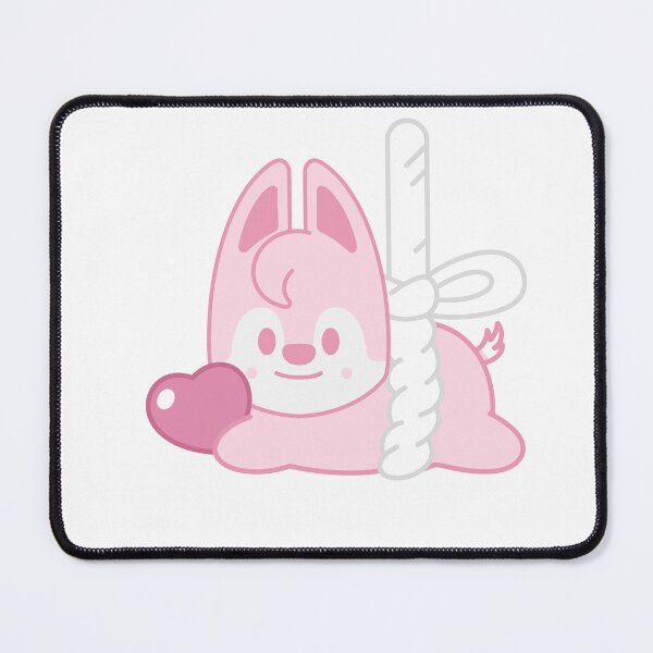 Item preview, SKZOO Wolf Chan pink love - STAY in Our Little House designed and sold by 0627june.