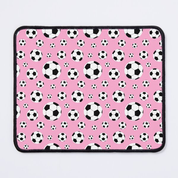 Item preview, Pink Soccer Balls Pattern designed and sold by CloudkissedDesignCo.