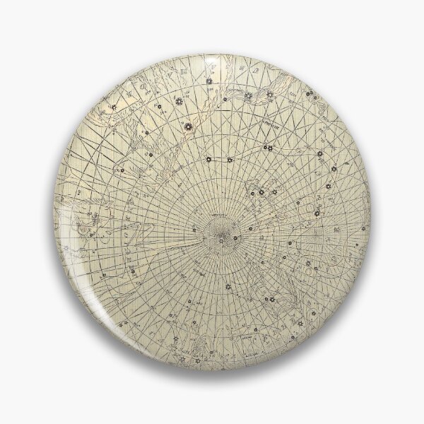 Item preview, Vintage 19th Century Chart, North and South Pole Star Map designed and sold by HighIQHistory.