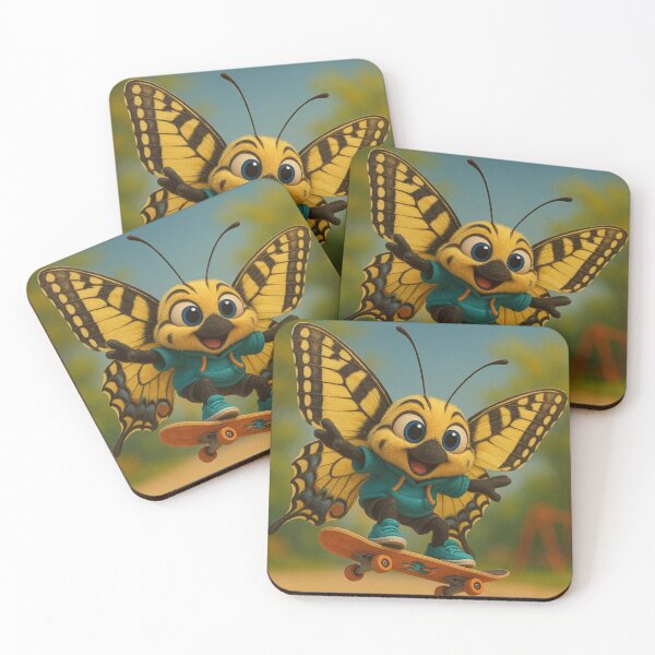 Item preview, Skater Tiger Swallowtail Butterfly designed and sold by Sillytoe.