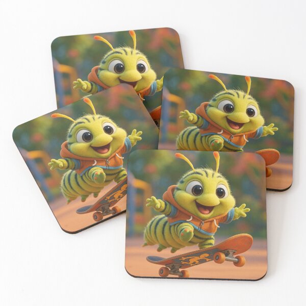 Item preview, Skater Tiger Swallowtail Caterpillar designed and sold by Sillytoe.