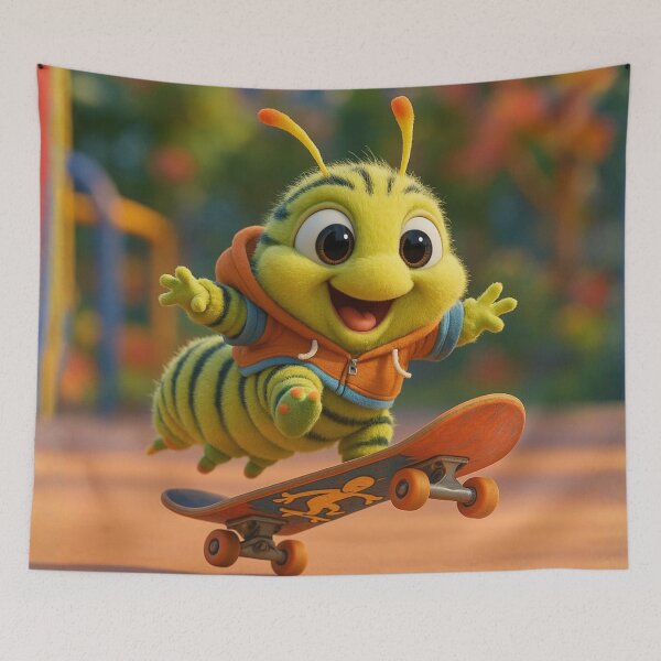 Item preview, Skater Tiger Swallowtail Caterpillar designed and sold by Sillytoe.
