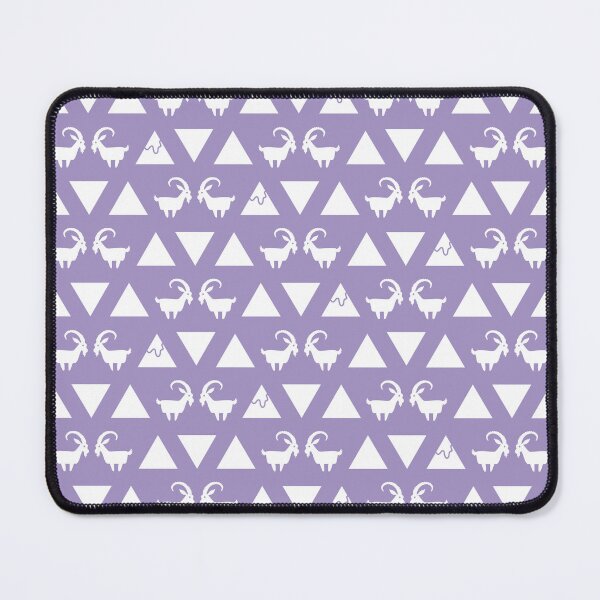 Item preview, Mountain goats in lavender and white designed and sold by Jennifer Ladd.