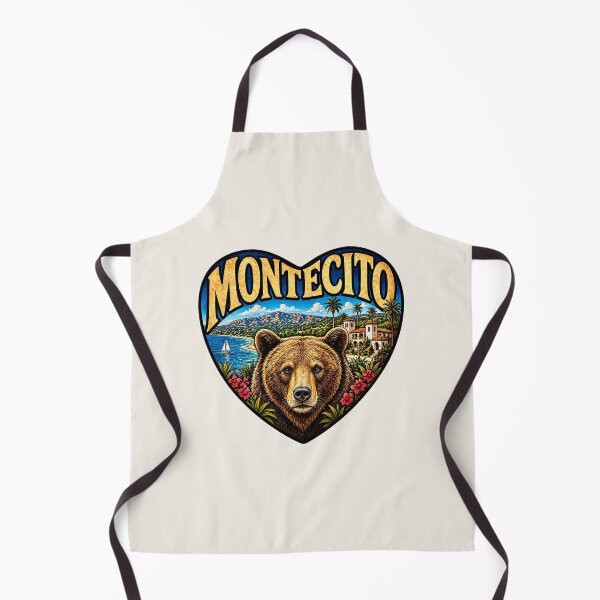 Item preview, Montecito, California - Bear Heart Shape designed and sold by Myra365Art.
