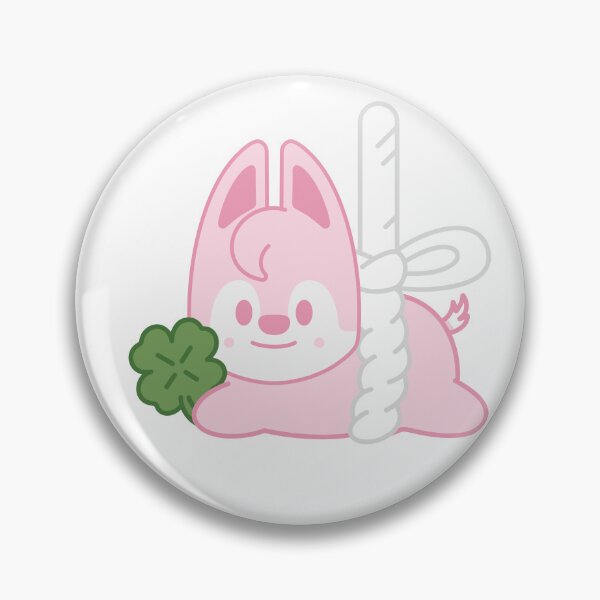 Item preview, SKZOO Wolf Chan pink luck - STAY in Our Little House designed and sold by 0627june.