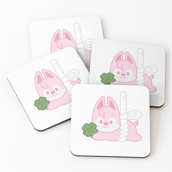 Item preview, SKZOO Wolf Chan pink luck - STAY in Our Little House designed and sold by 0627june.