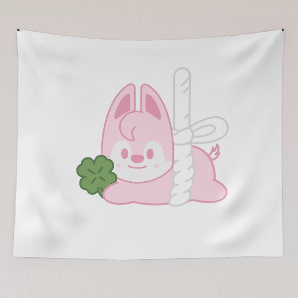 Item preview, SKZOO Wolf Chan pink luck - STAY in Our Little House designed and sold by 0627june.
