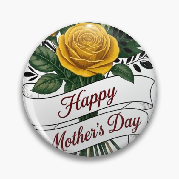 Item preview, Yellow Roses Mother's Day Floral Greeting Bouquet designed and sold by Golden Threads Studio.