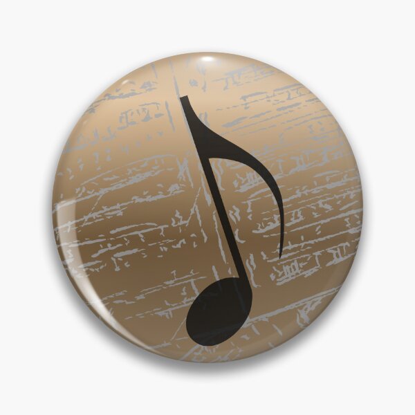 Item preview, Take Note O The Music In Gold & Black designed and sold by BrightrDayMusicArt.