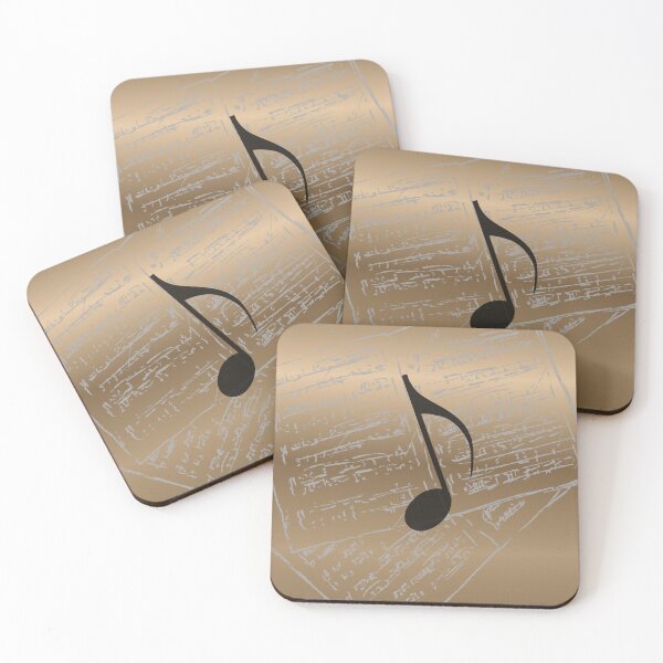 Item preview, Take Note O The Music In Gold & Black designed and sold by BrightrDayMusicArt.