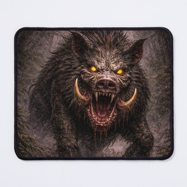 Item preview, Beast of Dean Cryptid Forest Predator Monster Artwork designed and sold by The Dark Files.