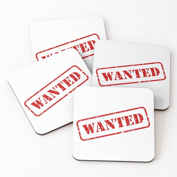 Item preview, Wanted Red Rubber Stamp Vector designed and sold by THP Creative.