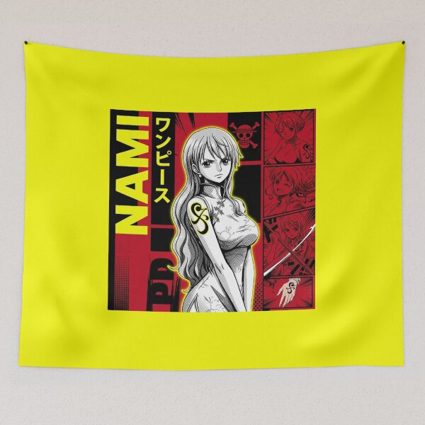 Item preview, Nami retro-videogame manga poster design designed and sold by Moonshroomarts.