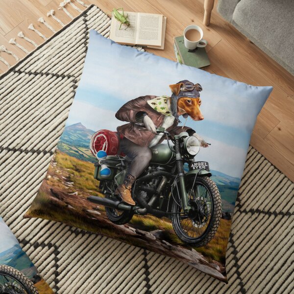 Portrait de chien - Yeux d'ange Coussin de sol