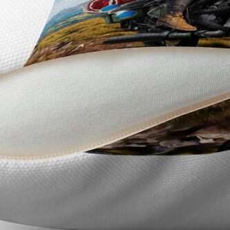 Alternate view of Dog Portrait - Angel Eyes Floor Pillow