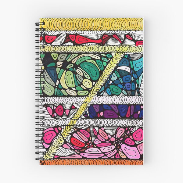 Item preview, Abstract Chaos Grid – Colorful Geometric Doodle designed and sold by BeArtly.