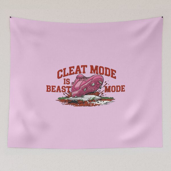 Item preview, Cleat Mode Is Beast Mode Softball designed and sold by TiffanyTTees.