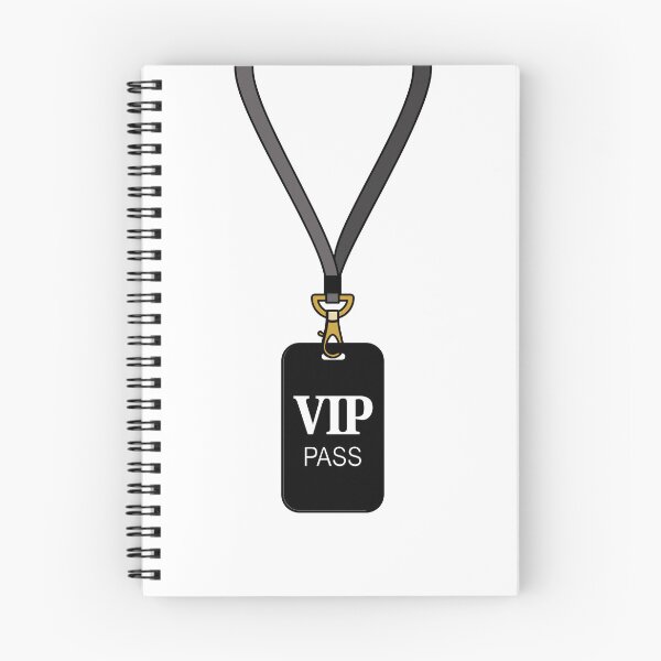 Item preview, VIP Pass With Lanyard Vector Illustration designed and sold by THP Creative.