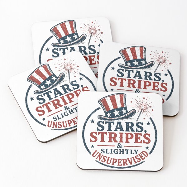 Item preview, Stars, Stripes & Slightly Unsupervised designed and sold by CLMDigitalArt.