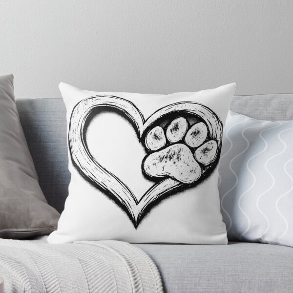 Item preview, Heart Dog Paw designed and sold by ttuniques.