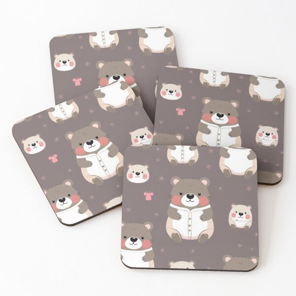 Item preview, Cute Wombats in Pyjamas with Stars designed and sold by pUNKnown.