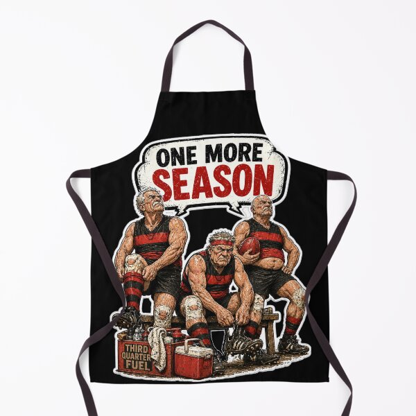 Item preview, One More Season Funny Footy T-Shirt | Old Footballer Gift | Father’s Day Sports Tee designed and sold by Loose Parts.