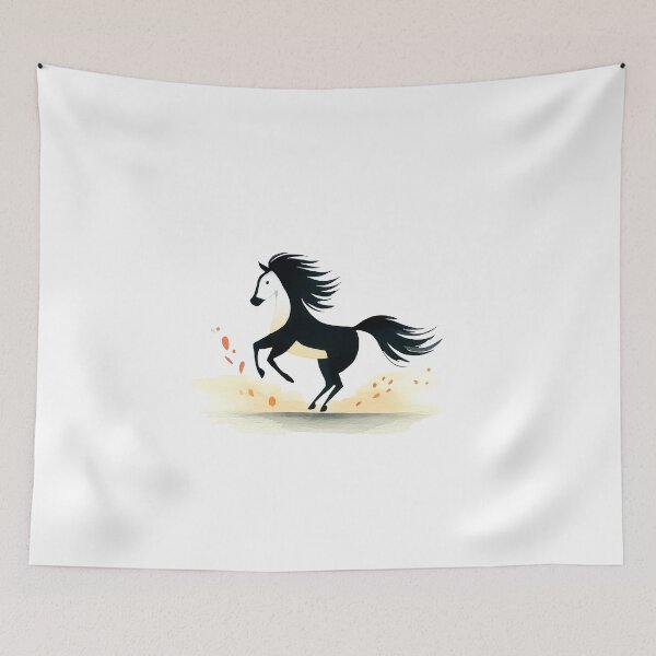 Item preview, Brushstroke Horse 7 designed and sold by FlaskLab.
