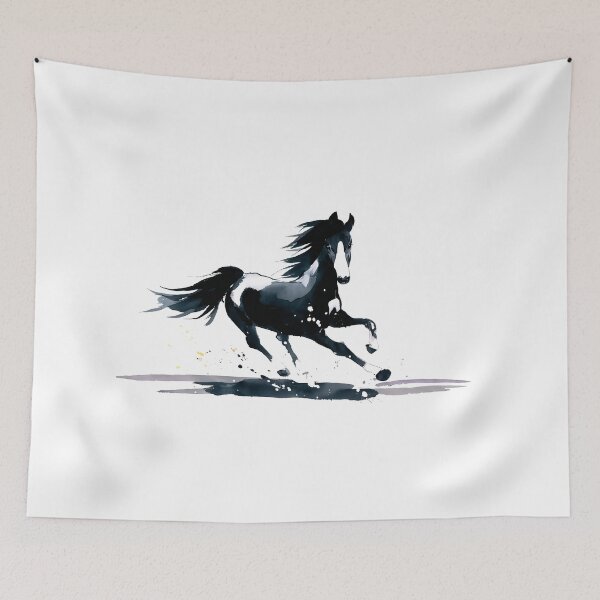 Item preview, Brushstroke Horse 5 designed and sold by FlaskLab.