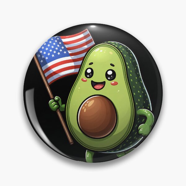 Item preview, Funny Avocado 4th July Patriotic USA Flag America Boys Girls Kids designed and sold by rafaeltto.
