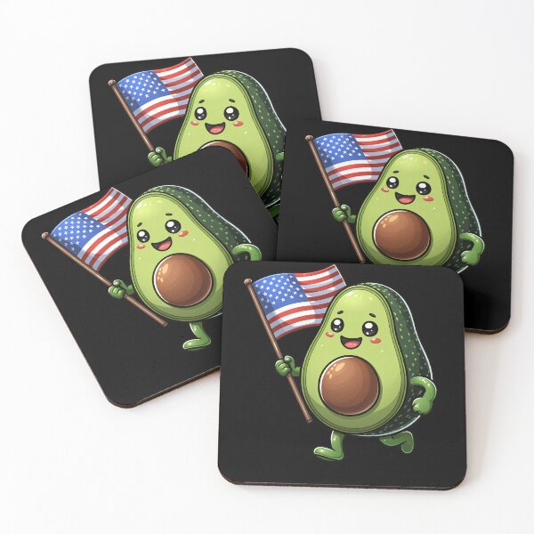 Item preview, Funny Avocado 4th July Patriotic USA Flag America Boys Girls Kids designed and sold by rafaeltto.