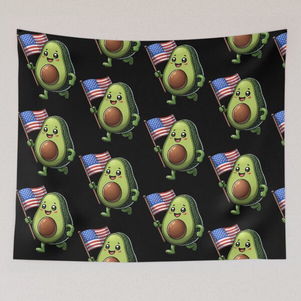 Item preview, Funny Avocado 4th July Patriotic USA Flag America Boys Girls Kids designed and sold by rafaeltto.