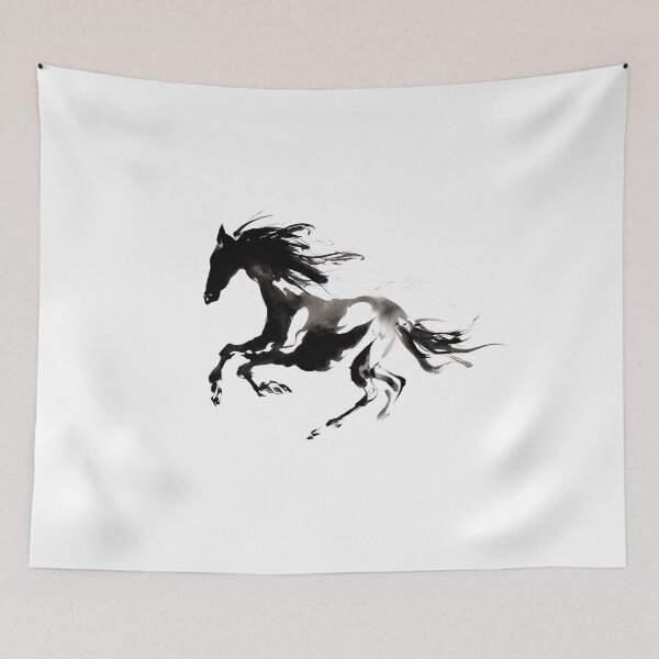 Item preview, Brushstroke Horse 6 designed and sold by FlaskLab.