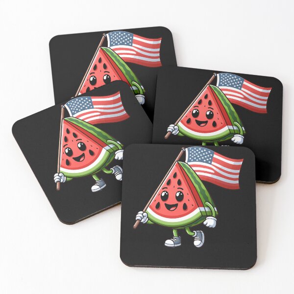 Item preview, Funny Watermelon 4th July Patriotic USA Flag America Boys Girls Kids designed and sold by rafaeltto.