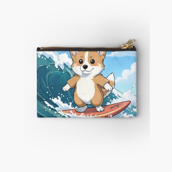 Item preview, Surfing Corgi designed and sold by Mia's Menagerie.