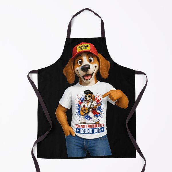 Item preview, Retro Rock Star Dog Guitar Vintage Style designed and sold by FREENATION2026.