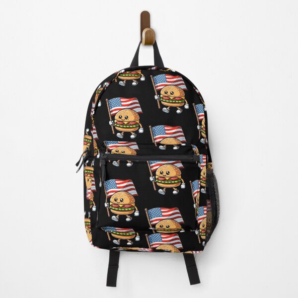Item preview, Funny Burger 4th July Patriotic USA Flag America Boys Girls Kids designed and sold by rafaeltto.