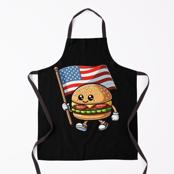 Item preview, Funny Burger 4th July Patriotic USA Flag America Boys Girls Kids designed and sold by rafaeltto.