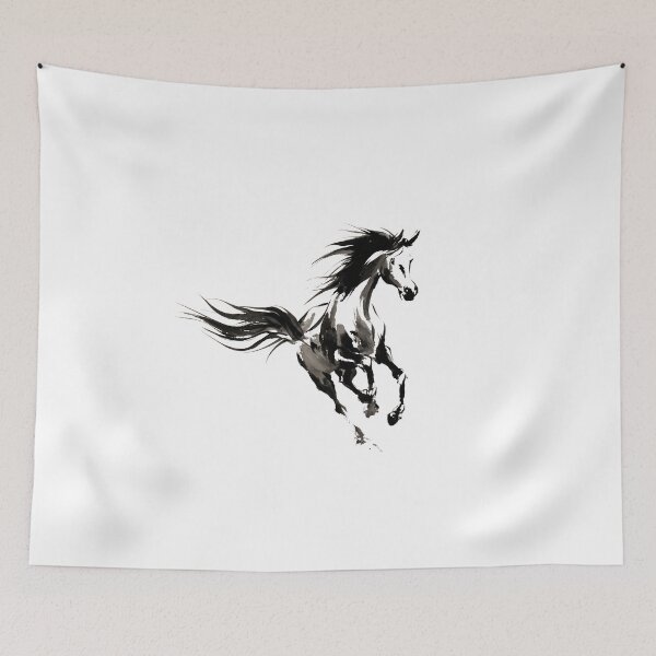 Item preview, Brushstroke Horse 1 designed and sold by FlaskLab.