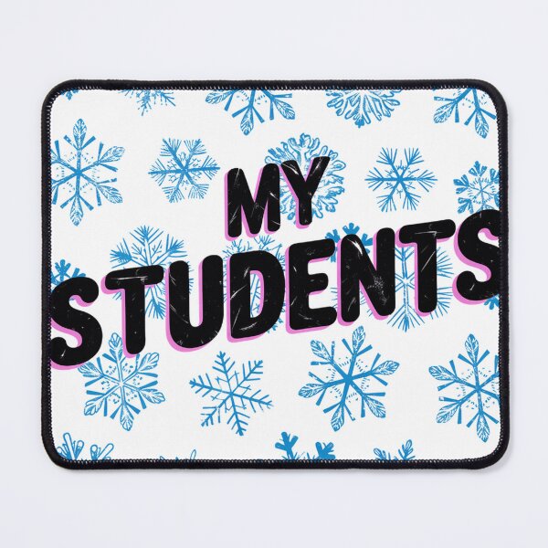Item preview, Retro Modern Blue Snowflakes Risograph Print designed and sold by Bloomkept.