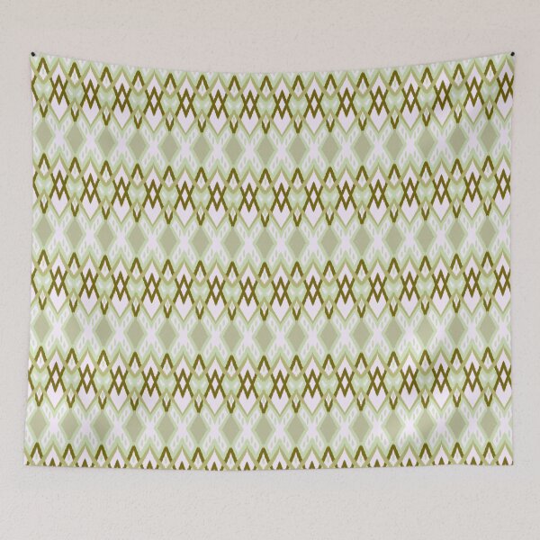 Item preview, Olive calm ikat designed and sold by Bloomiastudio.