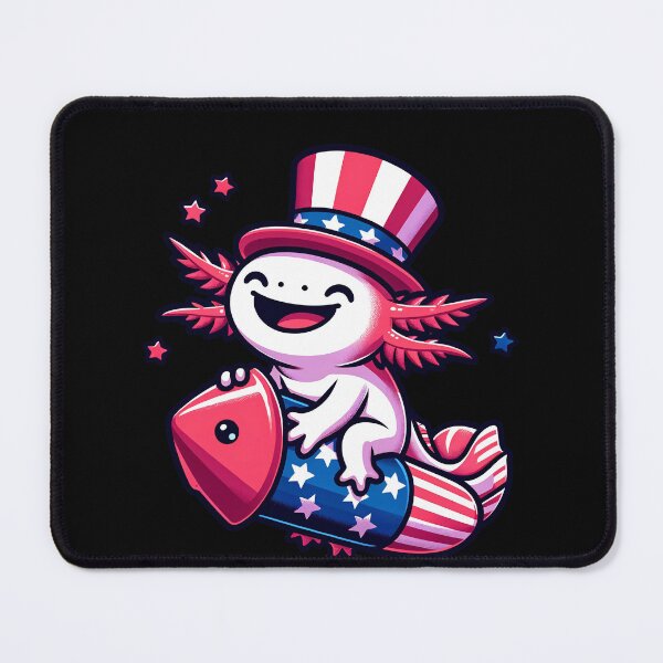 Item preview, Funny Axolotl 4th July Patriotic USA Flag America Boys Girls Kids designed and sold by rafaeltto.