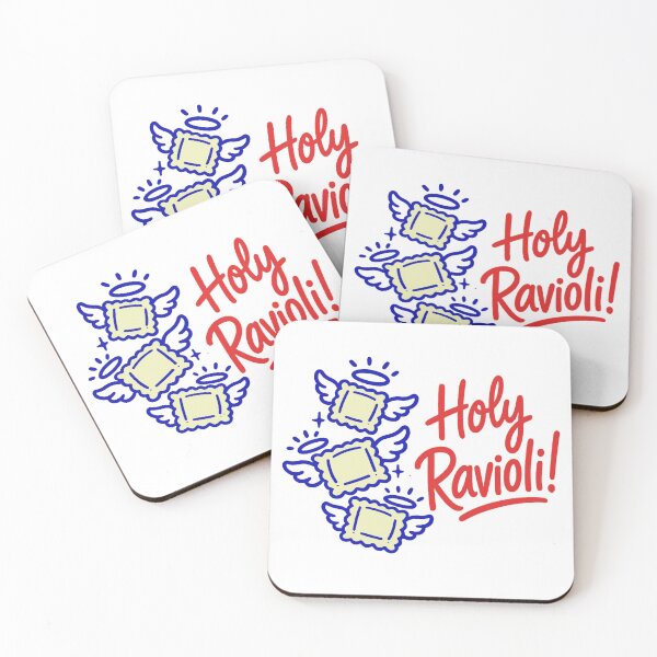 Item preview, Holy Ravioli Funny Italian Food Pun designed and sold by Giggling Woods Press.